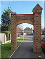 Arch on Tudor Way