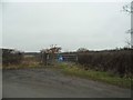 Gate on Mangrove Lane south of Hertford