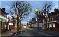 Christmas lights on Blaby Road in South Wigston