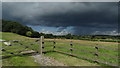 Shower clouds as seen from Acton Ln, Acton Bridge