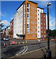 CCTV camera on a Cardiff corner