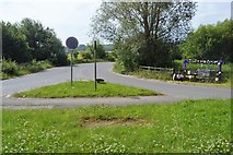 SP4610 : Access road off the A40 by N Chadwick