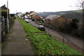 Elevated pavement, Heol Dewi Sant, Bettws