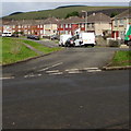 Junction of Heol Dewi Sant and Pen Parcau, Bettws