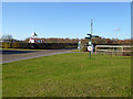 Signpost at Fen Farm caravan and camping site