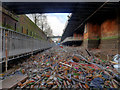 SJ8397 : Rubbish in the Rochdale Canal by David Dixon