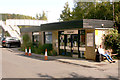SP2522 : Kingham station - forecourt and frontage by David Kemp