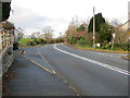 Road (A5025), Car Park and Bus Stop at Brynrefail