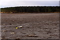 Small boat moored in Findhorn Bay