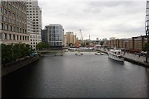 TQ3780 : West India Dock north by N Chadwick
