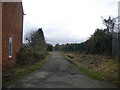 Back lane behind Clumber Street, Kirkby