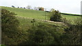 V1 rocket crater above Crooked Yard Farm, near Tegg