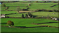 Field boundaries W of Horton Farm as seen from N of Horton Hill Fort