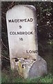 Old Milestone by the A3032 in Charvil