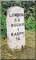 Old Milestone on Tingewick Road, west of Buckingham