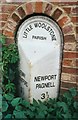 Old Milepost on Newport Road, Woolstone