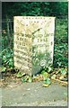 Old Milepost by the A50 in Rode Heath