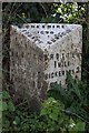 Old Milepost by the A534, Broxton Road, Clutton