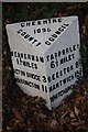 Old Milepost by the A49 at Bryn, Cuddington