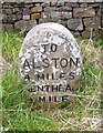 Old Milestone by the A689, north of Nentshead