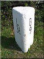 SX1964 : Old Milestone by the A38, west of Doublebois by Ian Thompson