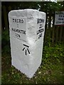 Old Milestone by the A39, north east Truro