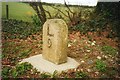 Old Milestone by the A395, Cold Northcott Farm