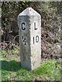 Old Milestone by the A388, north of Callington