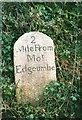 Old Milestone by the B3247, near Maker Heights