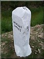 Old Milestone by the A3059, east of St Columb Major