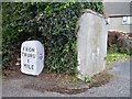 Old Milestone by Old Bodmin Road into Truro