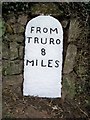 Old Milestone by Old Falmouth Road, north of Penryn