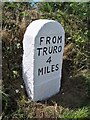 Old Milestone by the B3284, near Hillview Farm