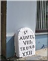 Old Milestone by the A390 in Lostwithiel