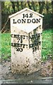 Old Milepost by the A61, Chesterfield Road