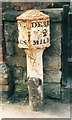 Old Milepost by the A6 by Duffield Road, Allestree