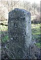 Old Milestone by the A354, Plantation Farm