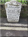 Old Milestone by West Street, Blandford Forum