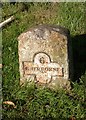 Old Milestone by bridge, east of Leigh