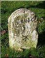 Old Milestone in Studland, B3351 - Beach Road junction