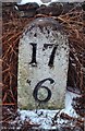 Old Milestone by the B6296, north east of Satley