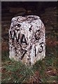 Old Milestone by the A68, south of Castleside