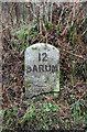 Old Milestone north of Huntshaw Mill Bridge