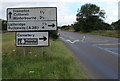 Yate Road direction signs, Iron Acton