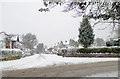 Snowing in Muchall Road, Penn, Wolverhampton