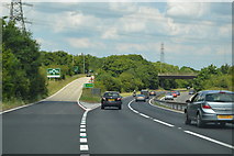 SP4806 : Exiting the A34 by N Chadwick