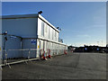 Car park and site cabins, Griffin Wharf, Ipswich