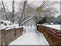 Footpath to Woodlands Walk in Penn, Wolverhampton