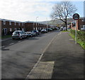 West along Trussel Road, Northville, Cwmbran