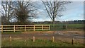 Footpath crossing track, Ridge Farm